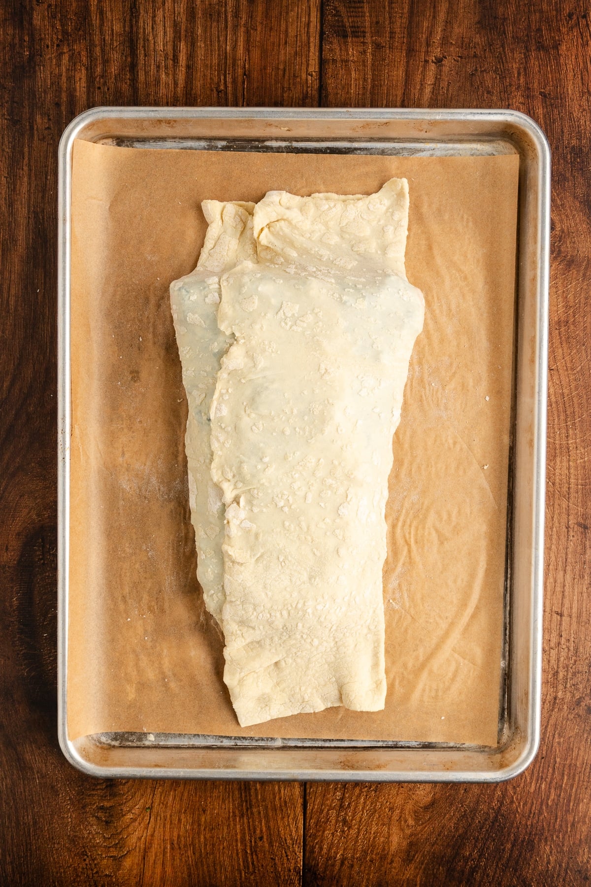 puff pastry on sheetpan