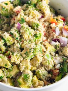 quinoa salad in bowl