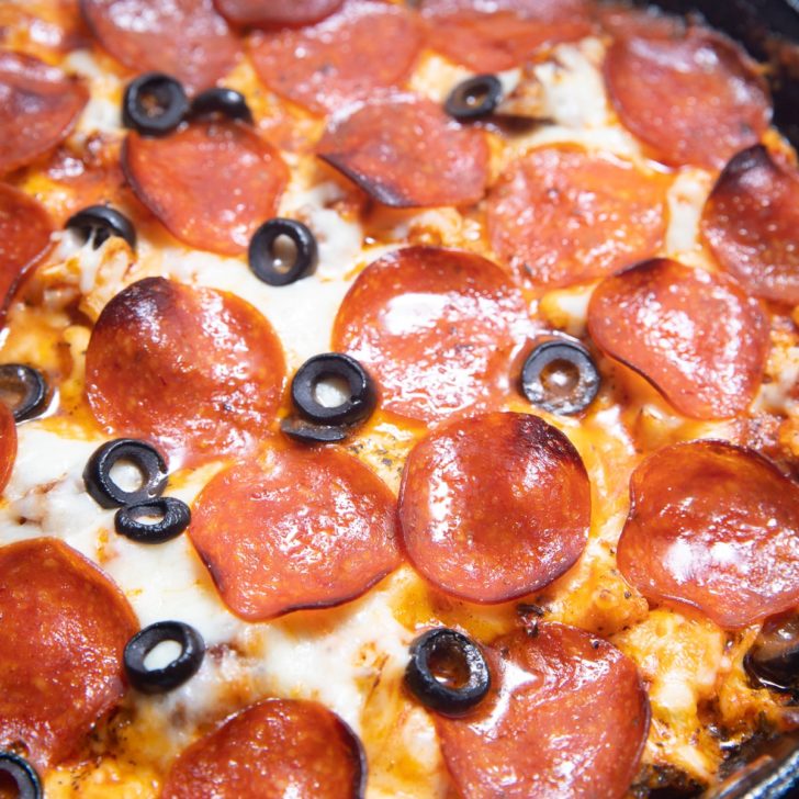 Cauliflower Pizza Casserole My Forking Life