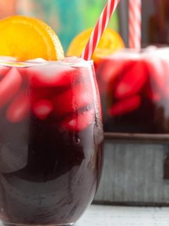 sorrel drink in glass