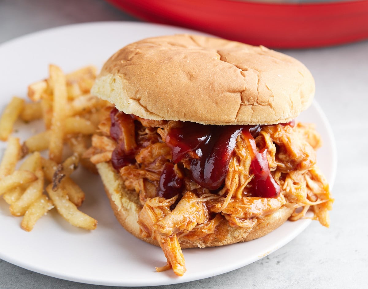 Pressure Cooker Instant Pot BBQ Chicken My Forking Life