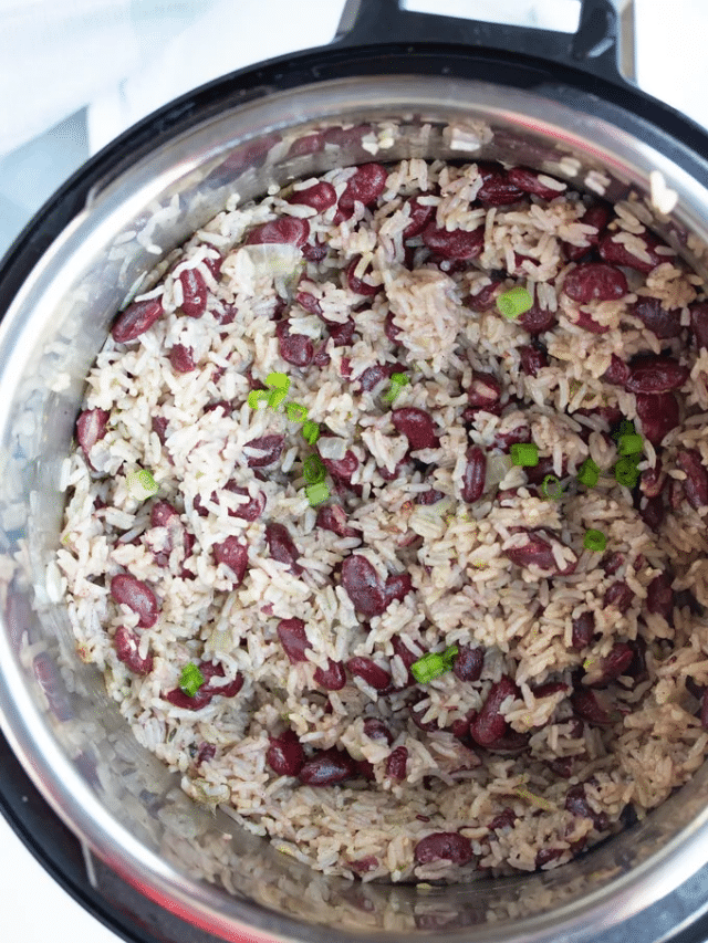 Jamaican Instant Pot Rice and Beans