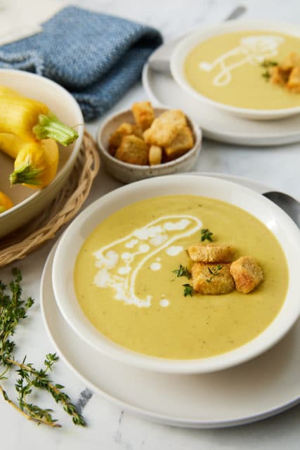 Creamy Yellow Squash Soup - My Forking Life