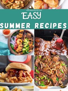 summer recipes pinterest image