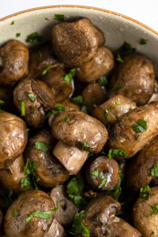 Slow Cooker Garlic Herb Mushrooms My Forking Life
