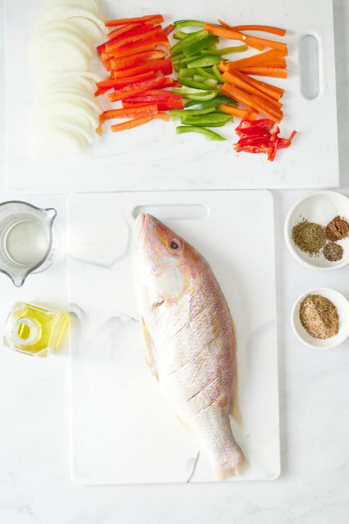 ingredients for escovitch fish