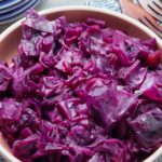 sweet and sour cabbage on plate