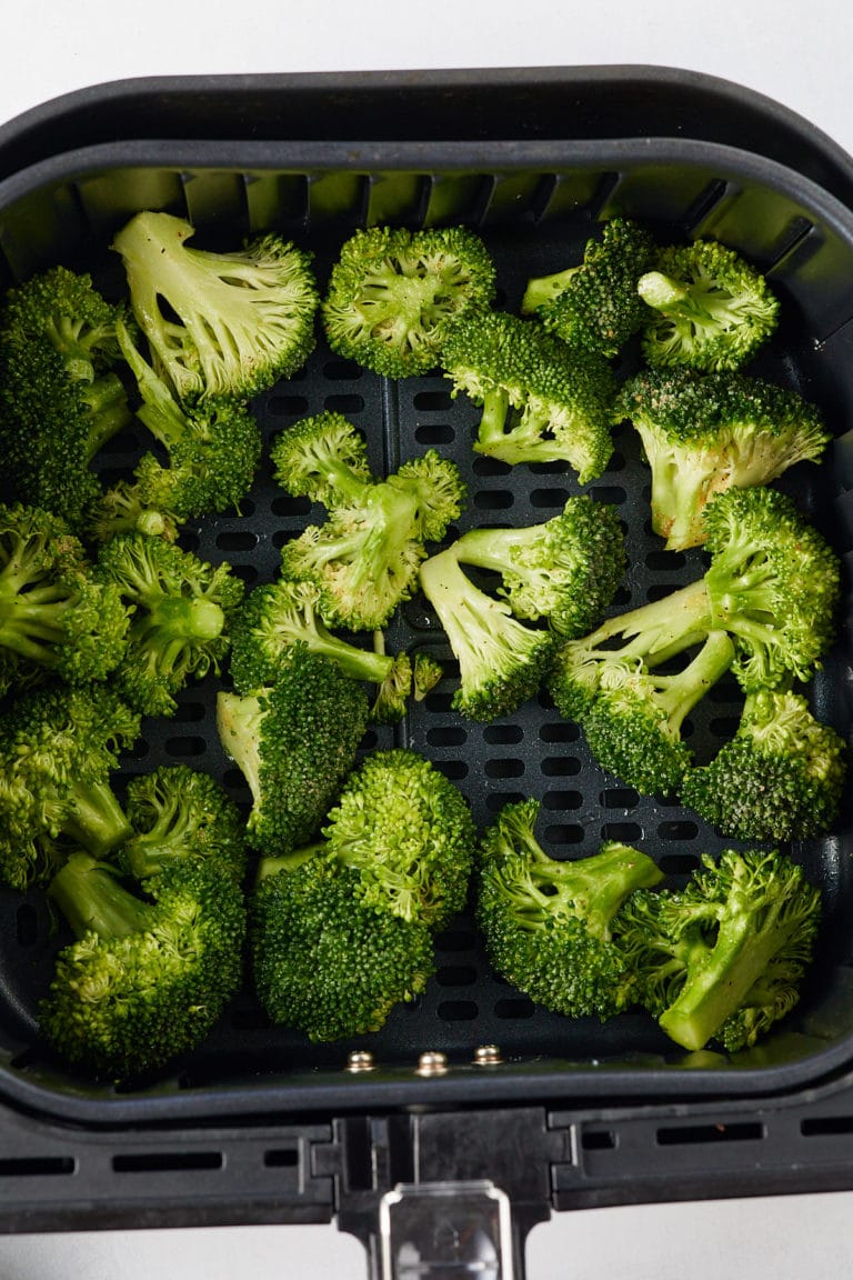 Seasoned Air Fryer Broccoli My Forking Life