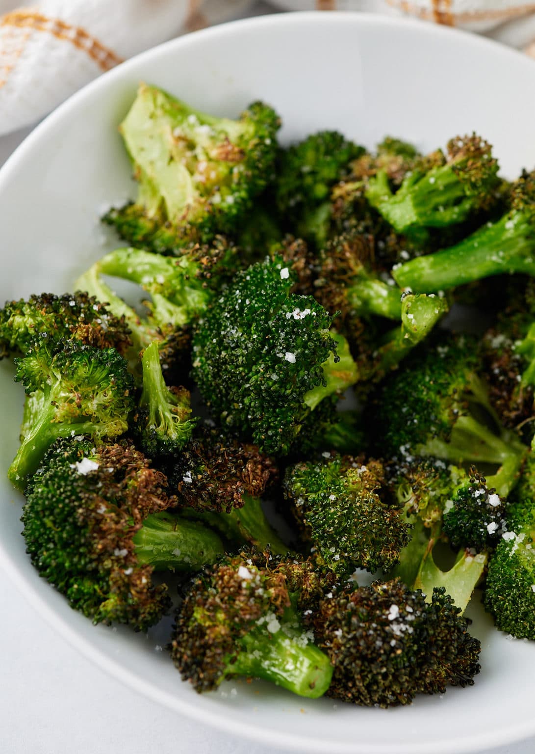 Seasoned Air Fryer Broccoli My Forking Life