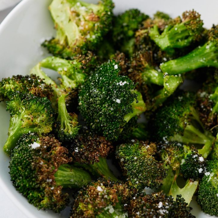 Seasoned Air Fryer Broccoli My Forking Life