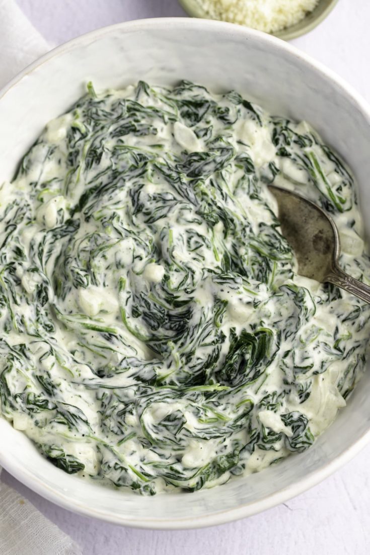 Steakhouse Creamed Spinach - My Forking Life