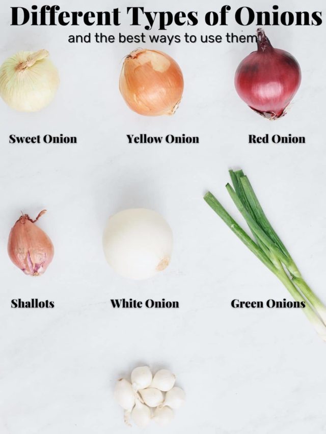 Different Types of Onions and the best way to use them