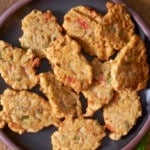 saltfish fritters on plate