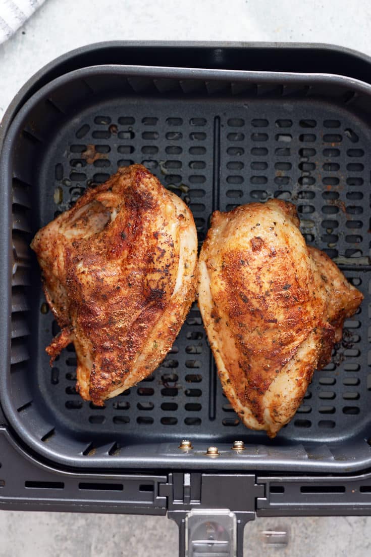 Air Fryer Bone In Chicken Breasts Recipe My Forking Life air-fryer-bone-in-chicken-breasts-recipe-my-forking-life