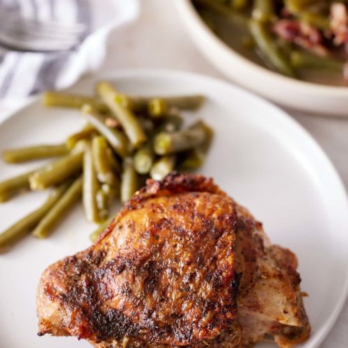 Juicy Air Fryer Turkey Thighs My Forking Life