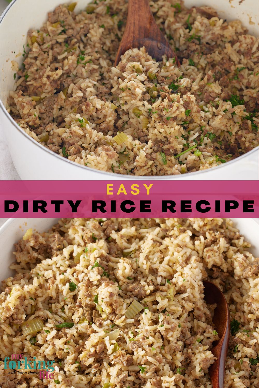 Easy Dirty Rice Recipe - My Forking Life