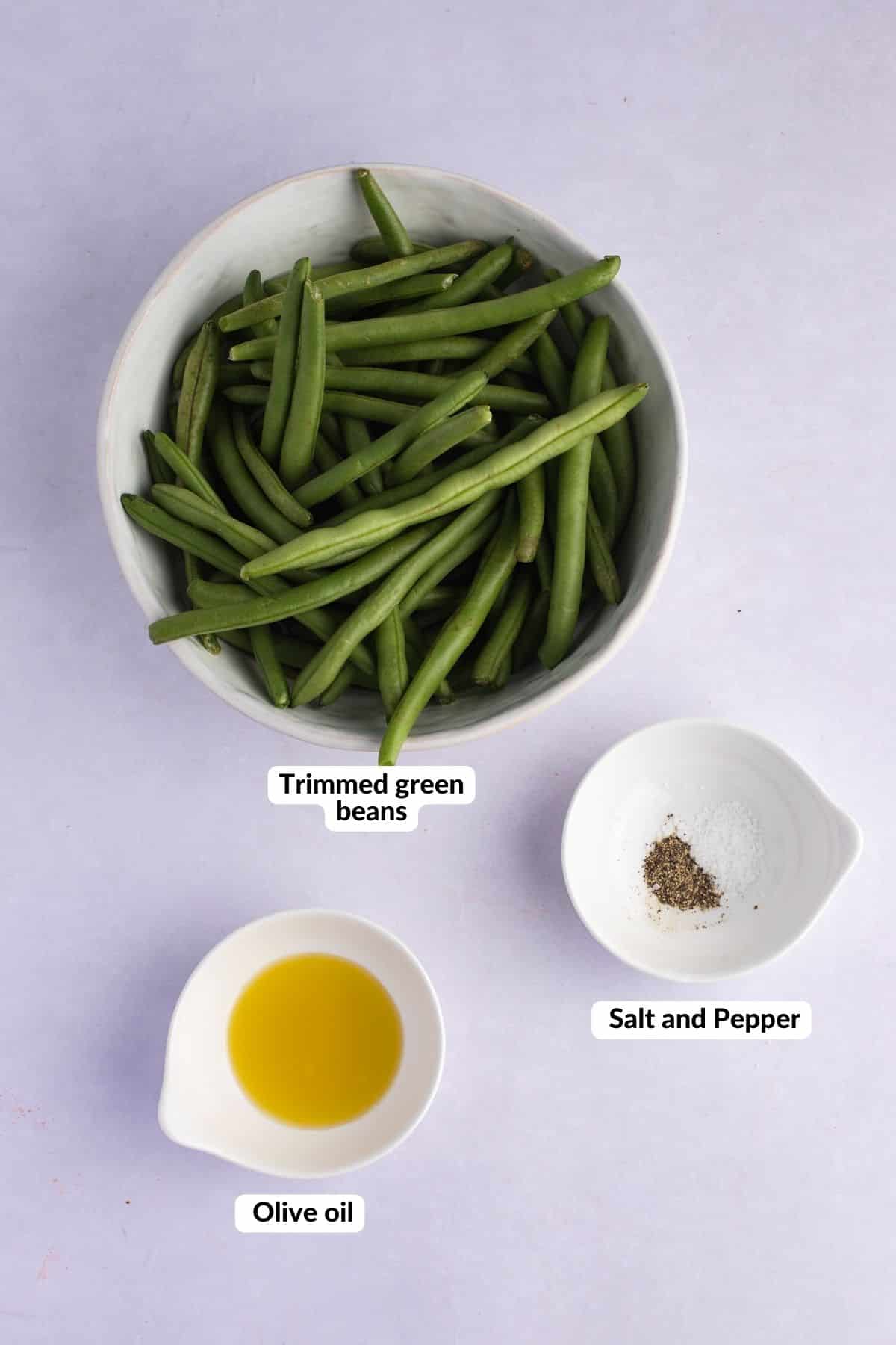 ingredients in bowls on a white background