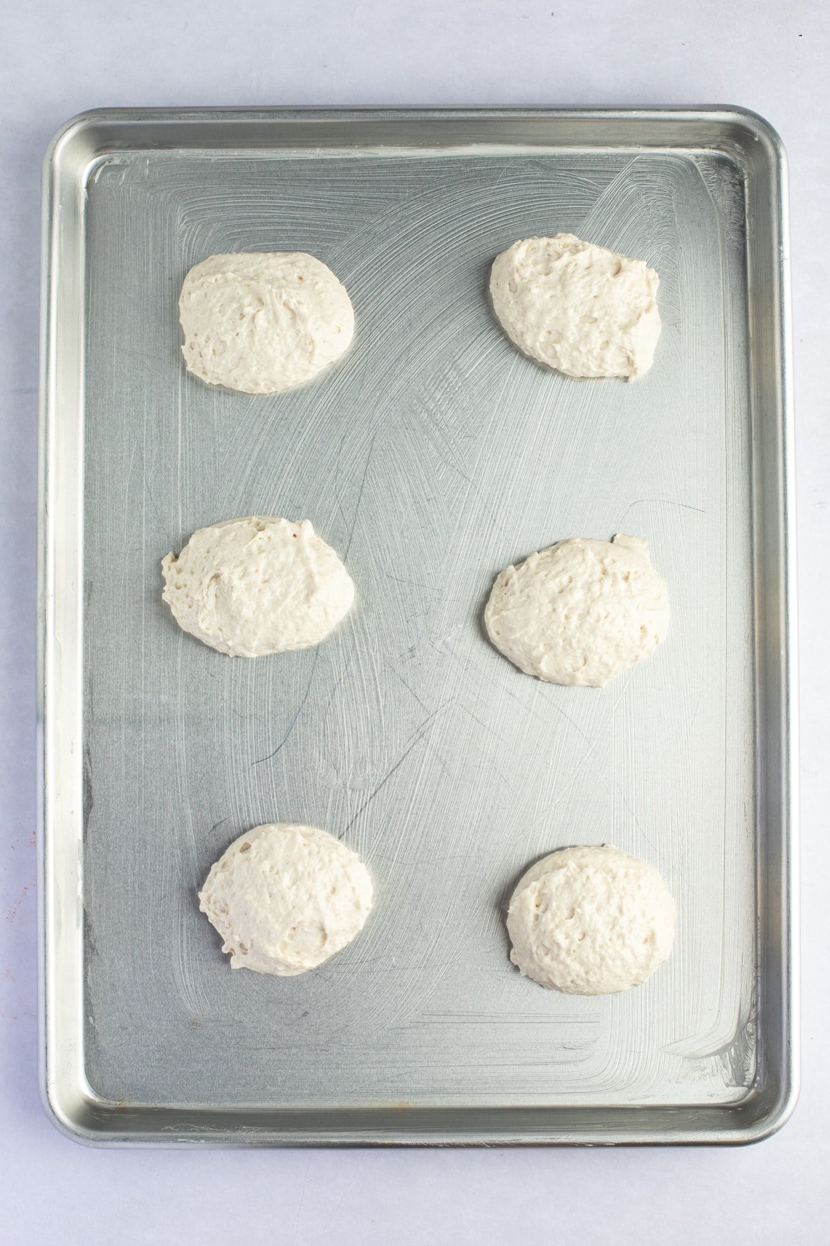 mayonnaise biscuits on sheetpan