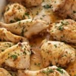 pin for oven roasted chicken pieces