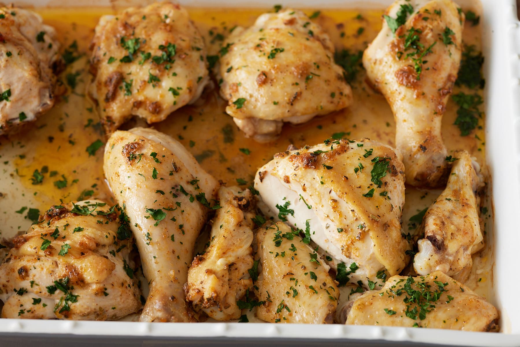Juicy Oven Roasted Chicken Pieces - My Forking Life