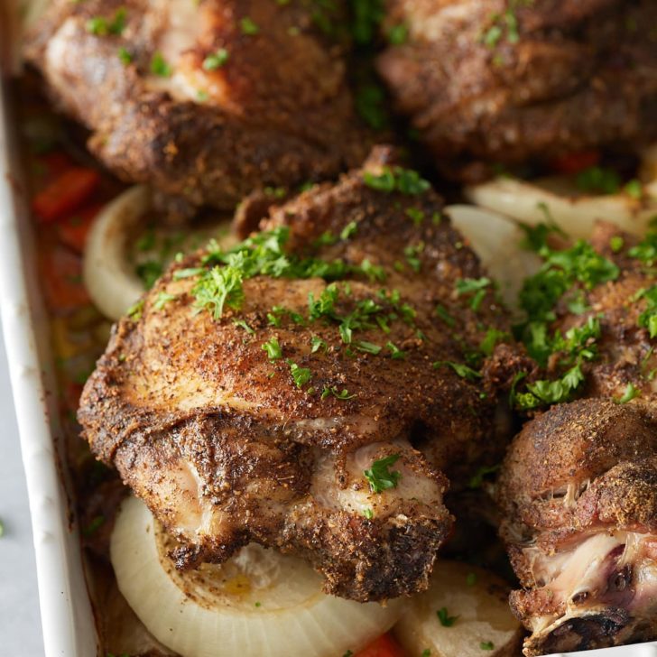 Baked Turkey Thighs & Vegetables My Forking Life