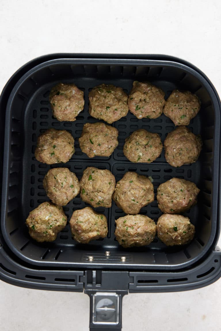 Air Fryer Turkey Meatballs My Forking Life