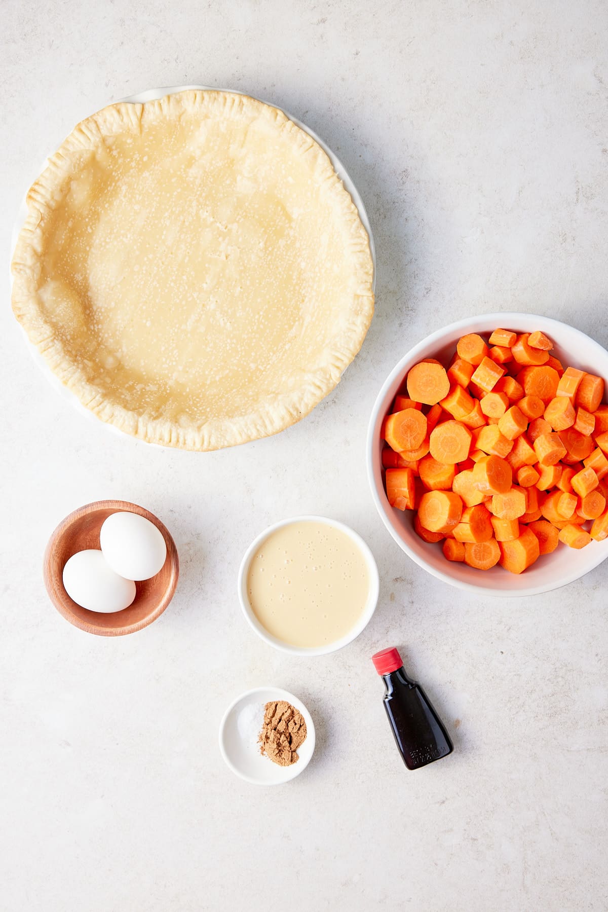 Carrot pie recipe ingredients