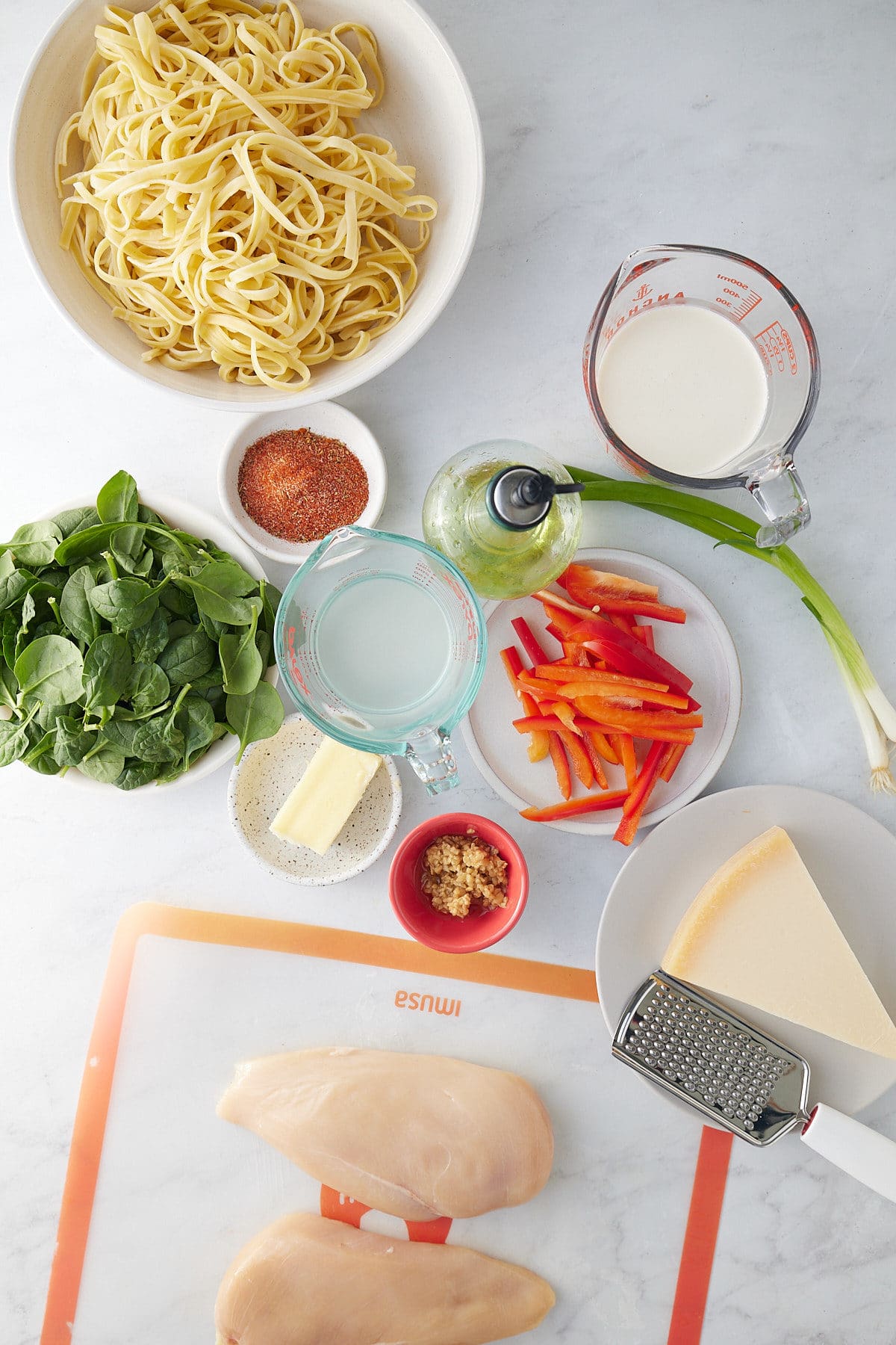 blackened chicken alfredo ingredients