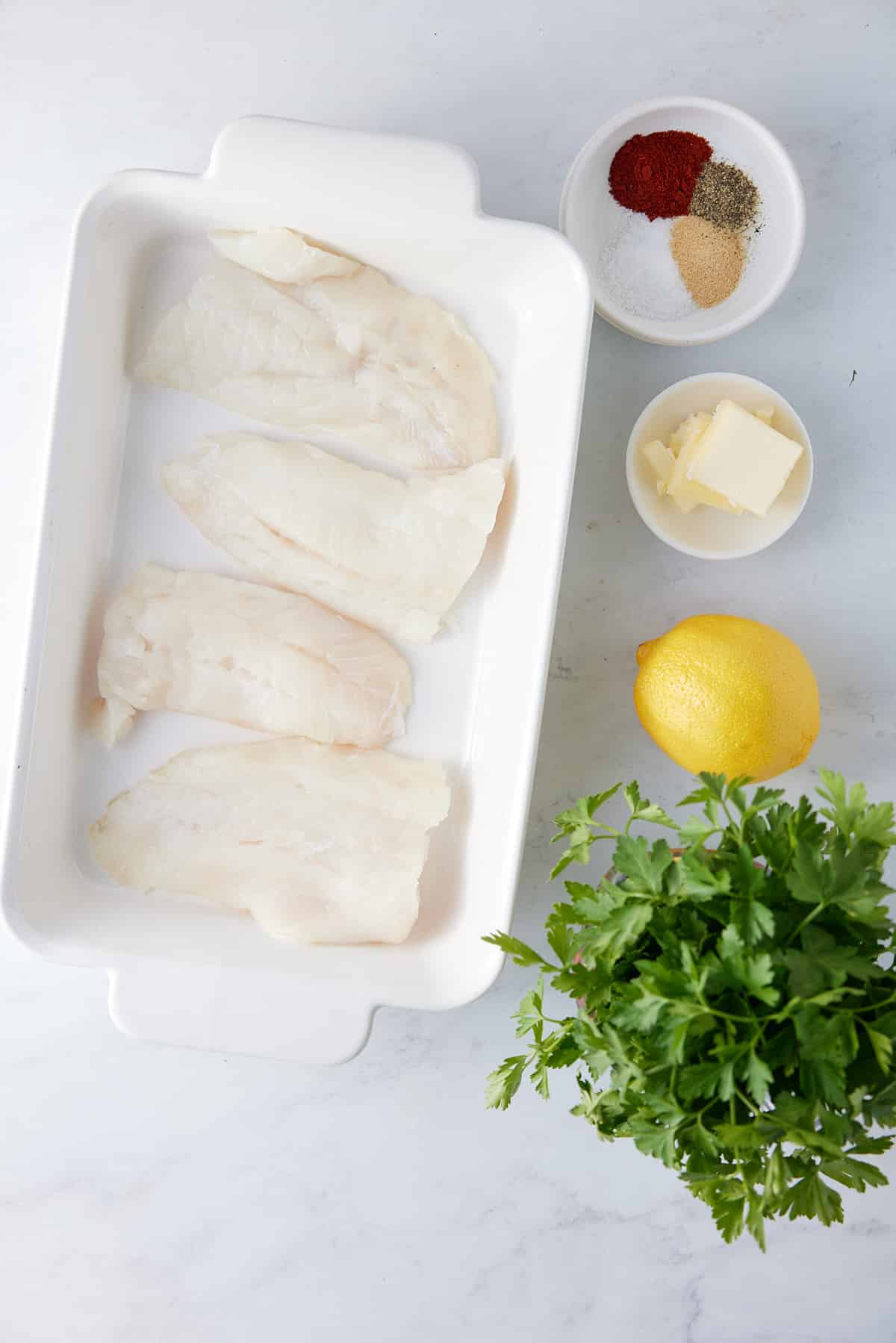 Oven baked cod ingredients