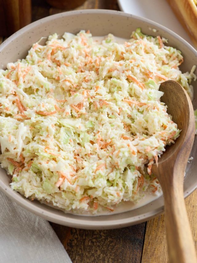 Quick & Easy Coleslaw Recipe My Forking Life