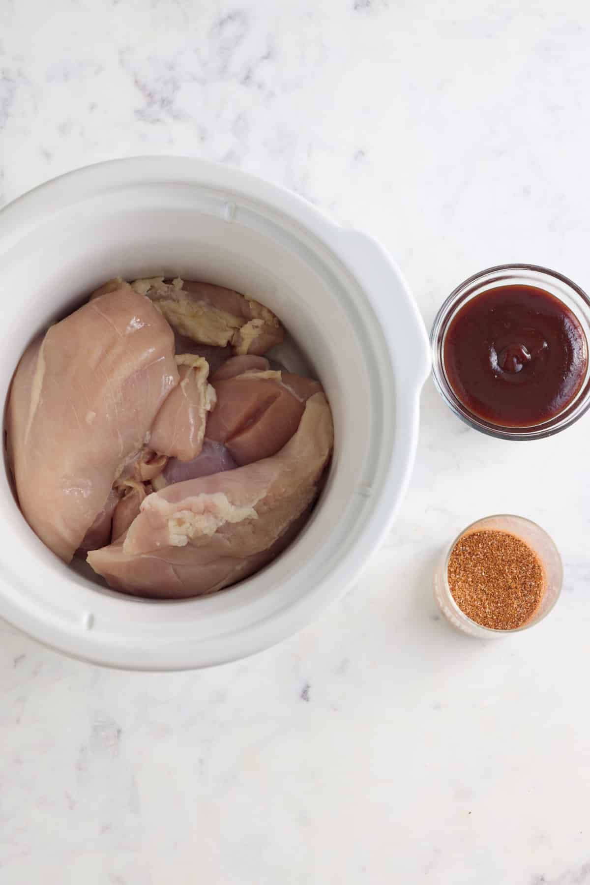 slow cooker BBQ chicken ingredients,