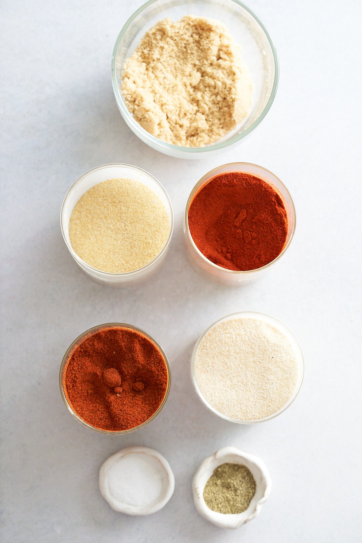 Hamburger seasoning ingredients.