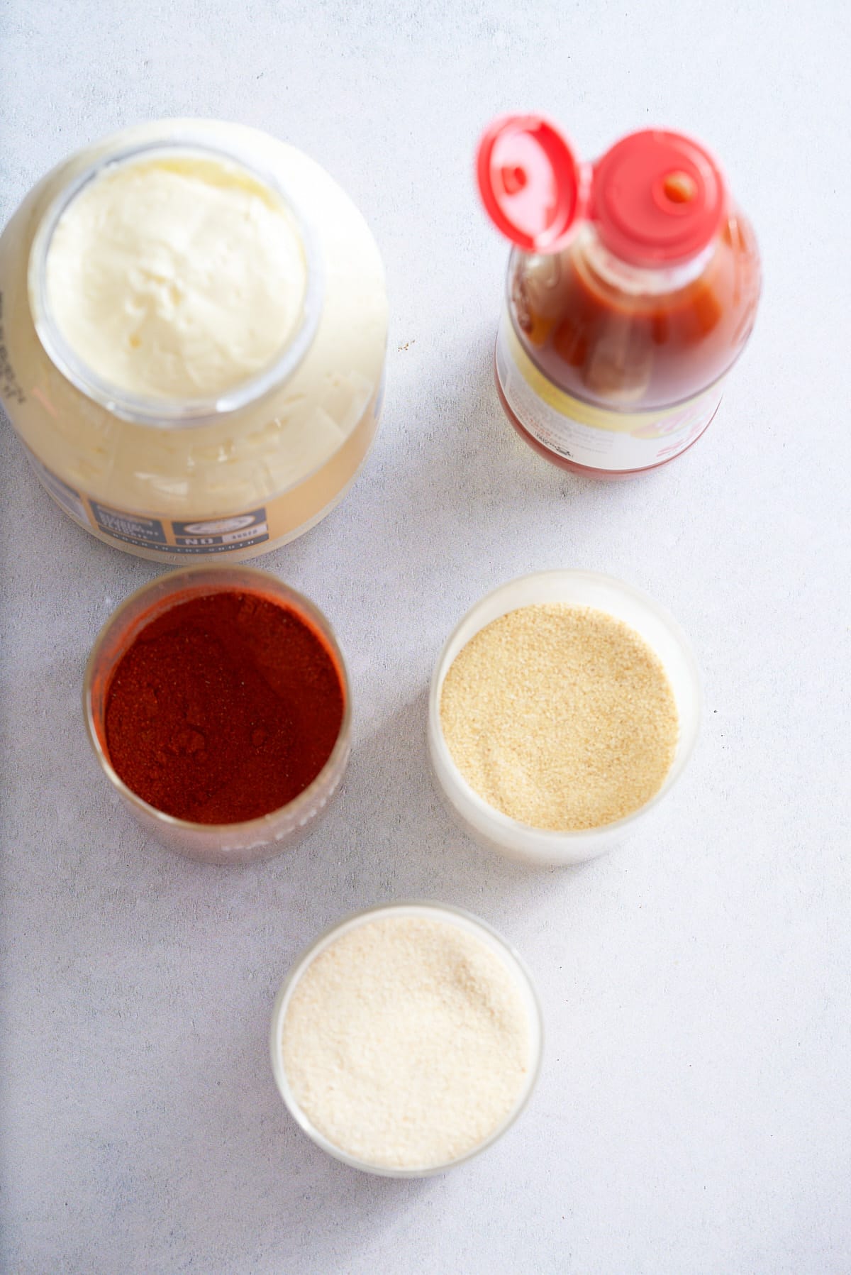 spicy mayonnaise ingredients.