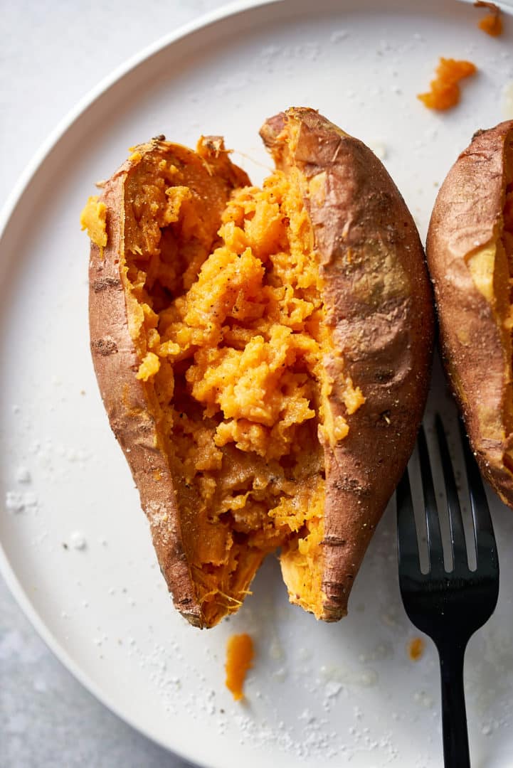 Microwave Sweet Potato - My Forking Life