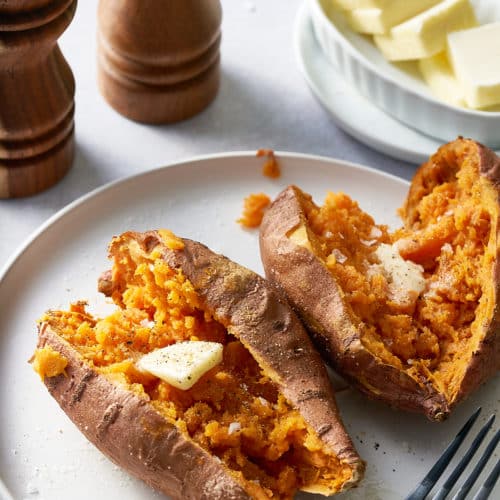 Microwave Sweet Potato - My Forking Life