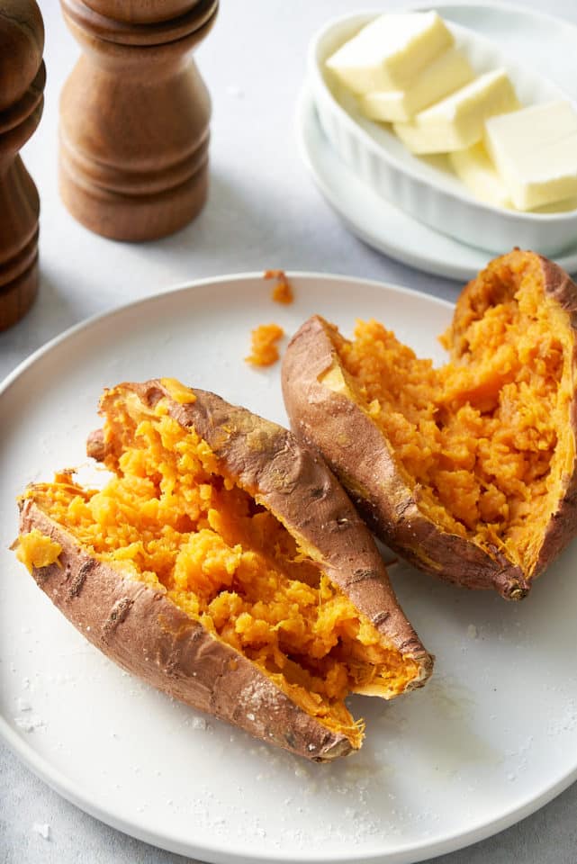 Microwave Sweet Potato - My Forking Life