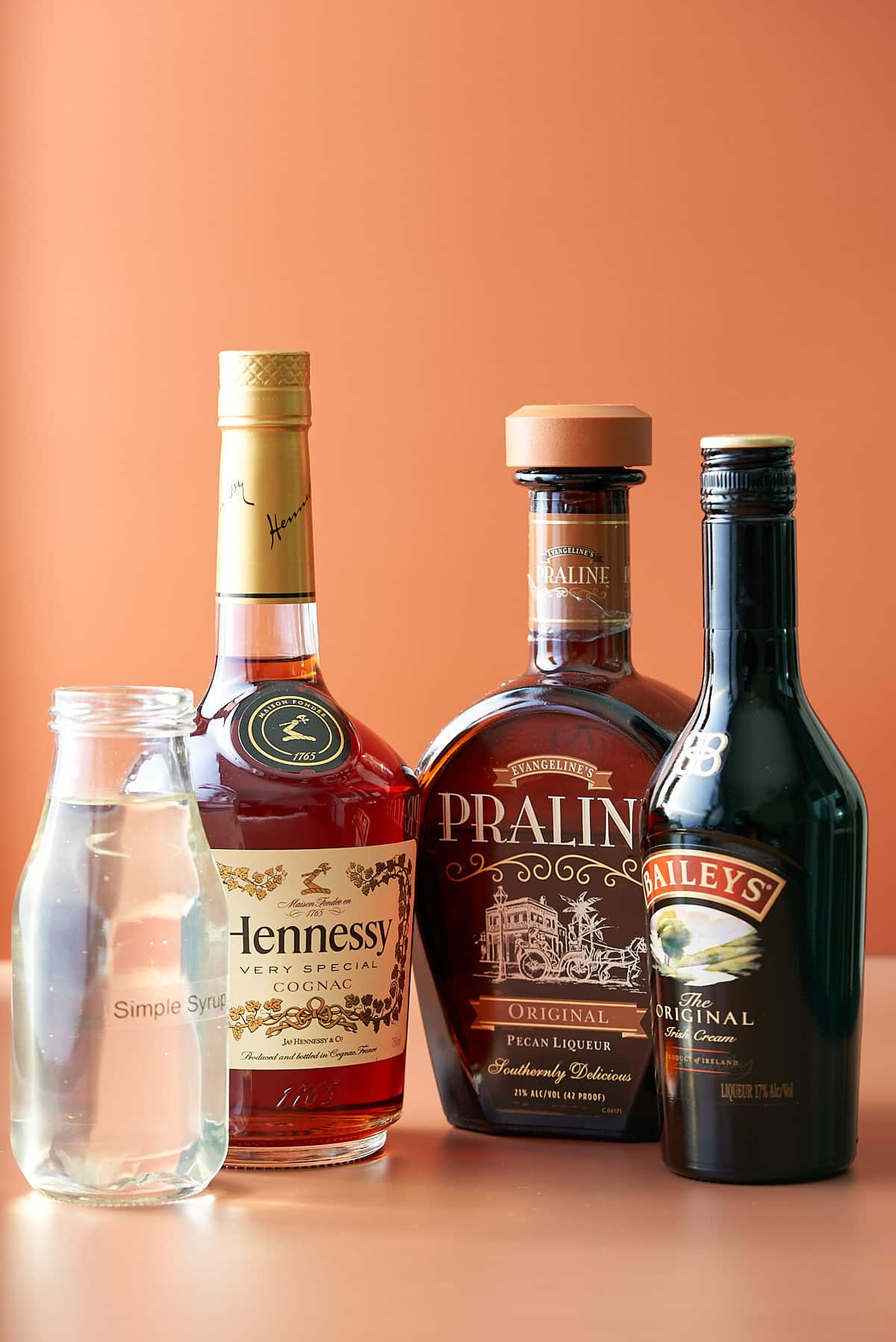 Pecan pie martini ingredients.