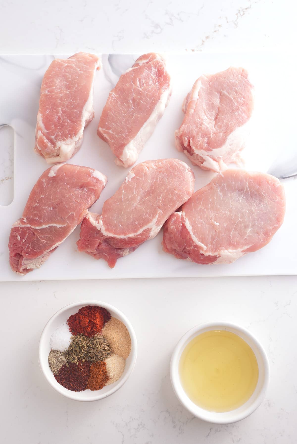 Oven baked pork chop ingredients