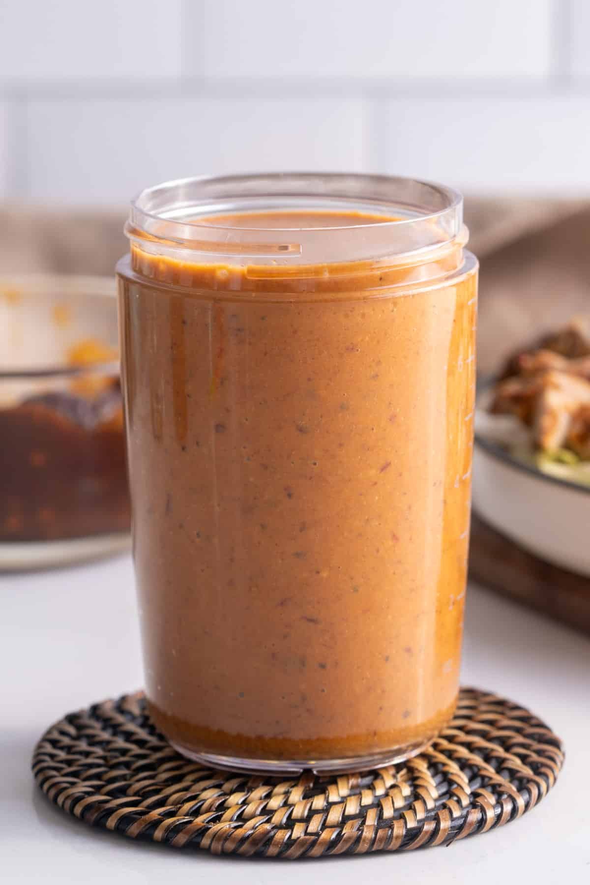 the vinaigrette in a bottle