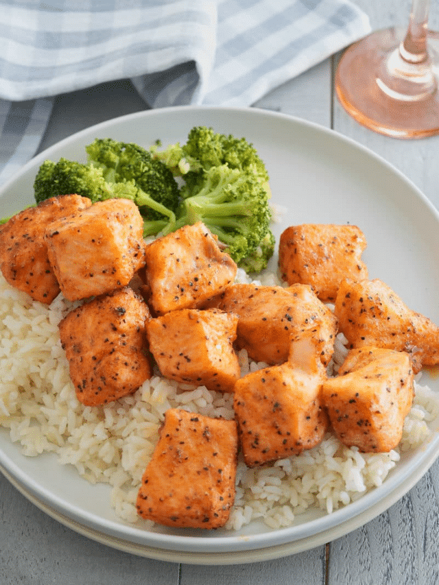 Air Fryer Salmon Bites