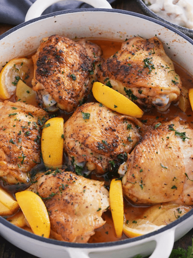 Flavorful Braised Chicken Thighs