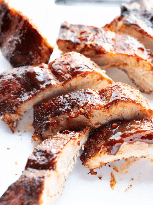 Easy BBQ Air Fryer Ribs