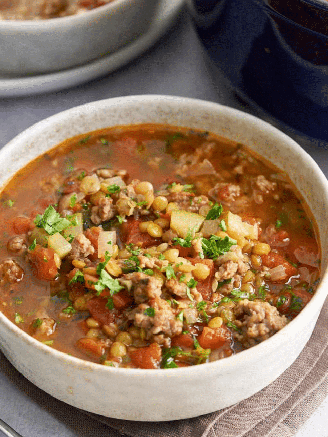 Sausage Lentil Soup