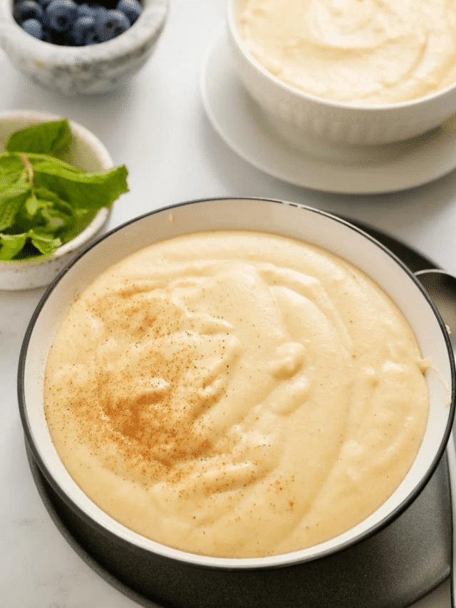 Creamy Jamaican Cornmeal Porridge
