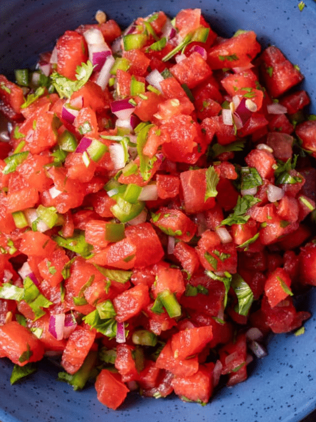 Refreshing Watermelon Salsa