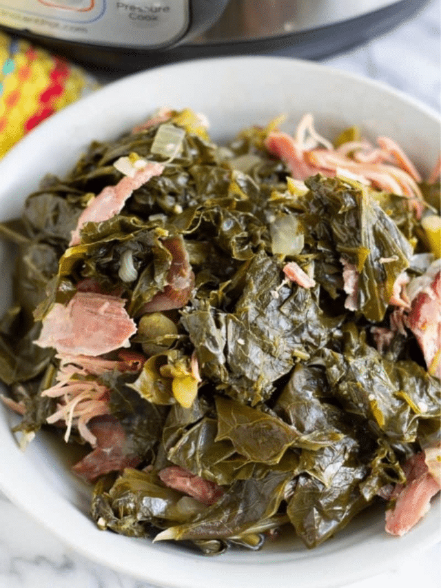 Pressure Cooker Collard Greens
