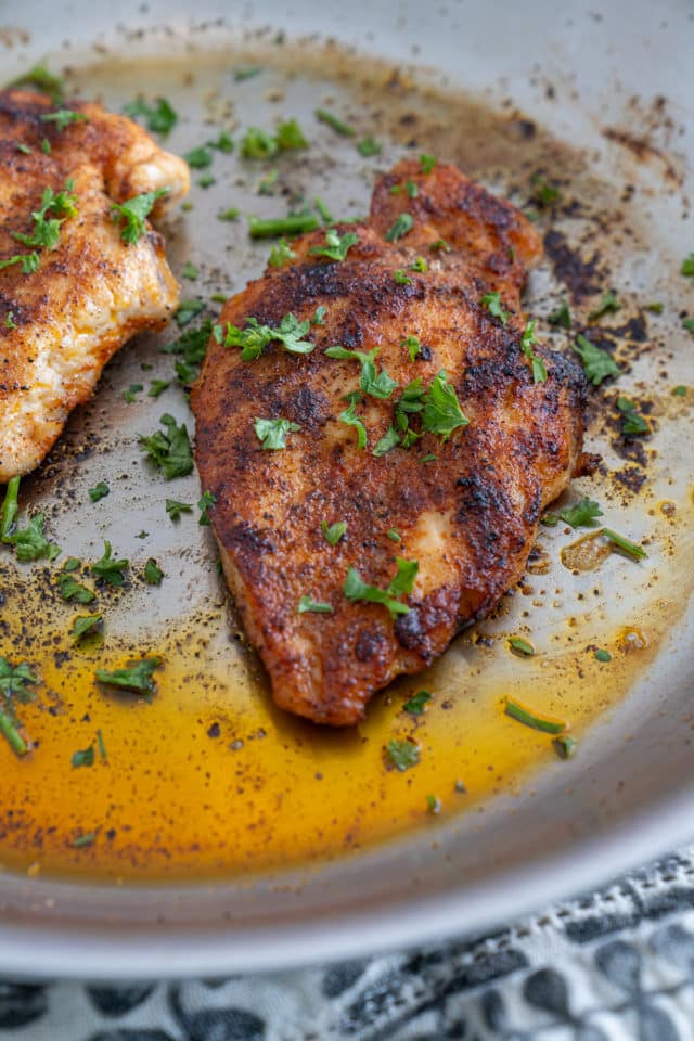 Pan Seared Chicken Breast (Juicy and Seasoned) - My Forking Life