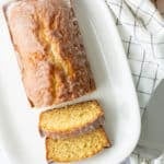 grapefruit cake sliced in two