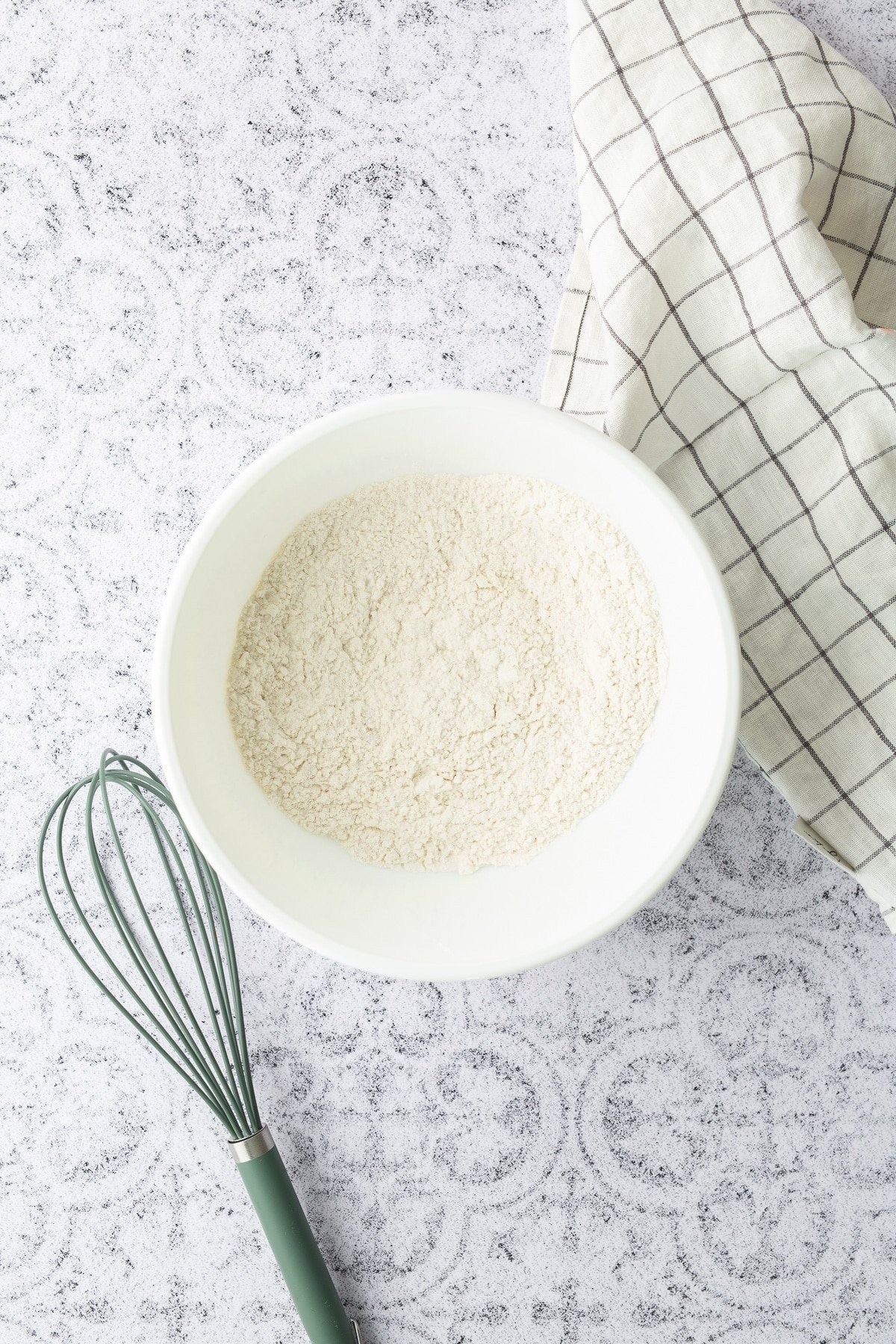 dry ingredients in bowl