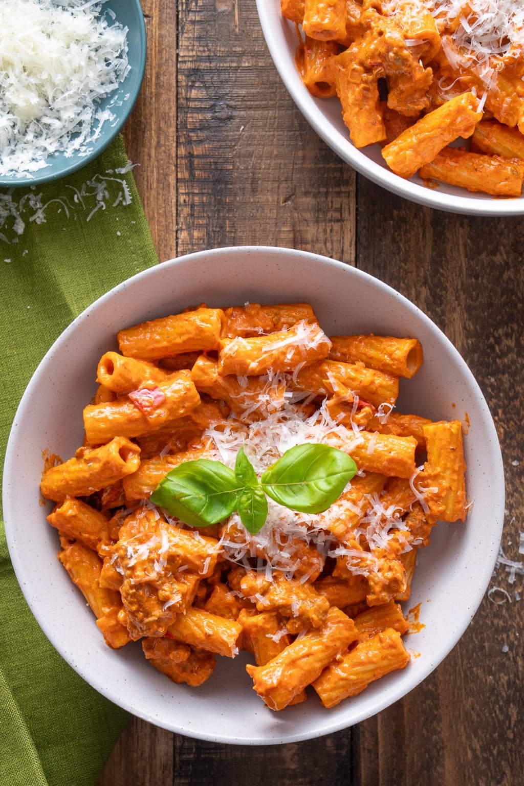 Homemade Spicy Vodka Rigatoni Recipe - My Forking Life